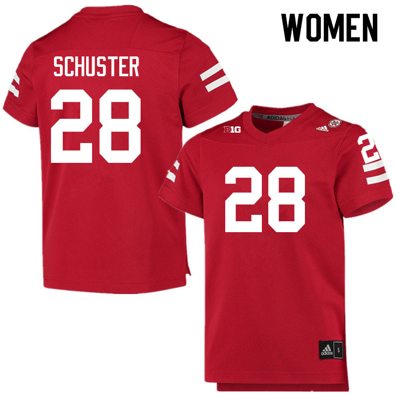 Women #28 Matthew Schuster Nebraska Cornhuskers College Football Jerseys Sale-Scarlet - Click Image to Close